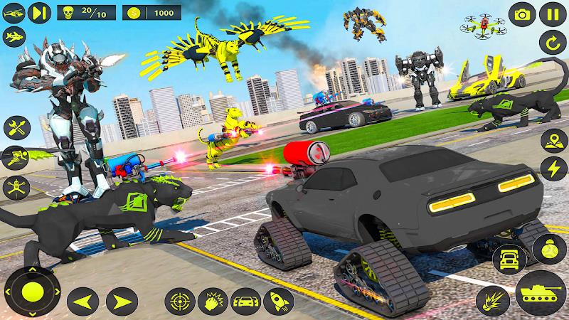 Army Tank Robot Car Games: Capture d'écran 1