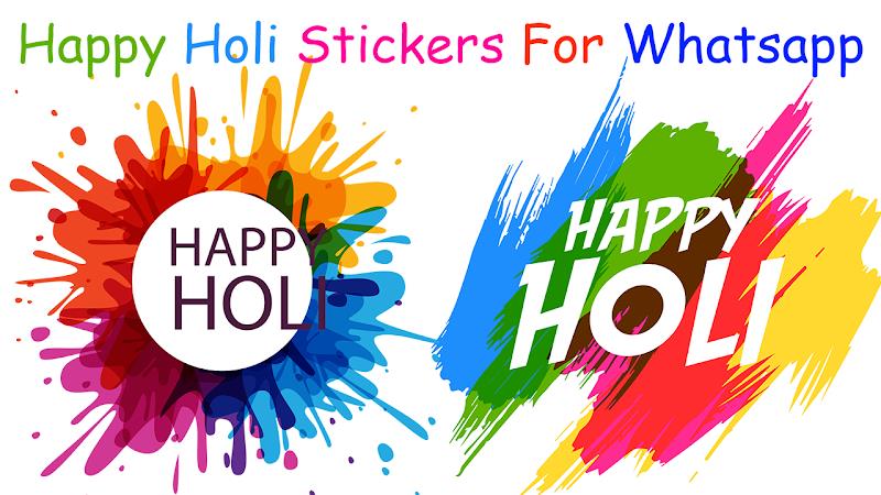 Holi Stickers and Holi Images Schermafbeelding 2