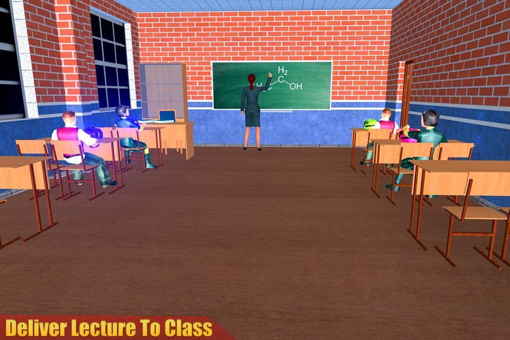 Virtual High School Teacher 3D 螢幕截圖 2