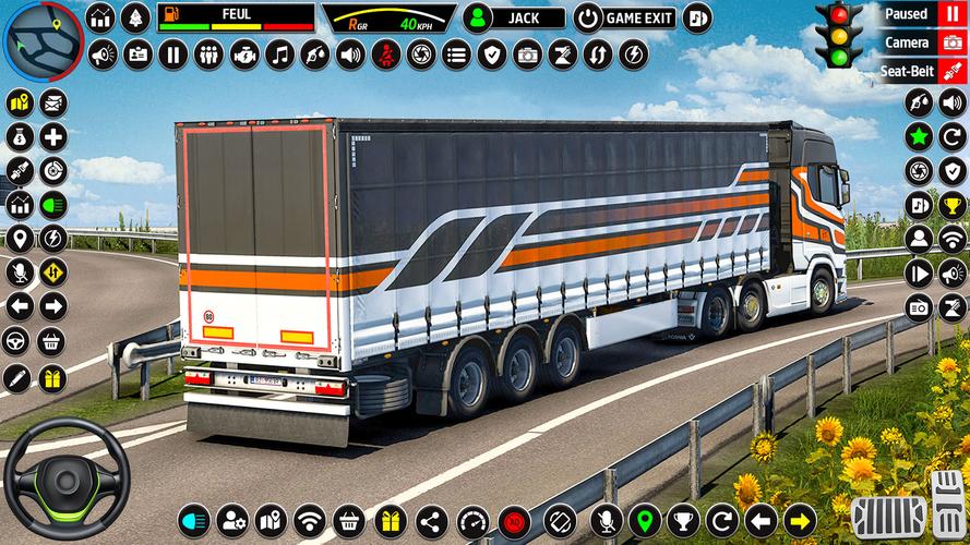 US Truck Driving 3D Truck Game 스크린샷 2
