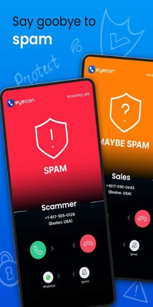 Eyecon Caller ID bloquear spam Captura de tela 1