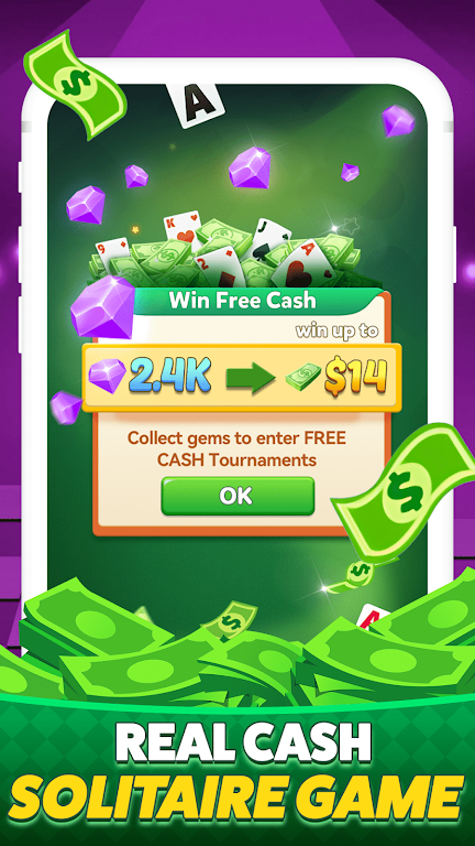 Solitaire Clash-Win Cash Screenshot 3