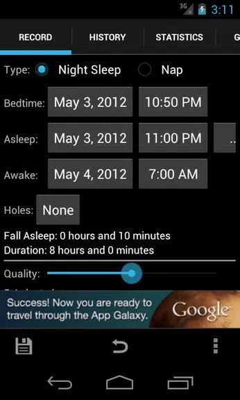 Sleepmeter FE 螢幕截圖 0