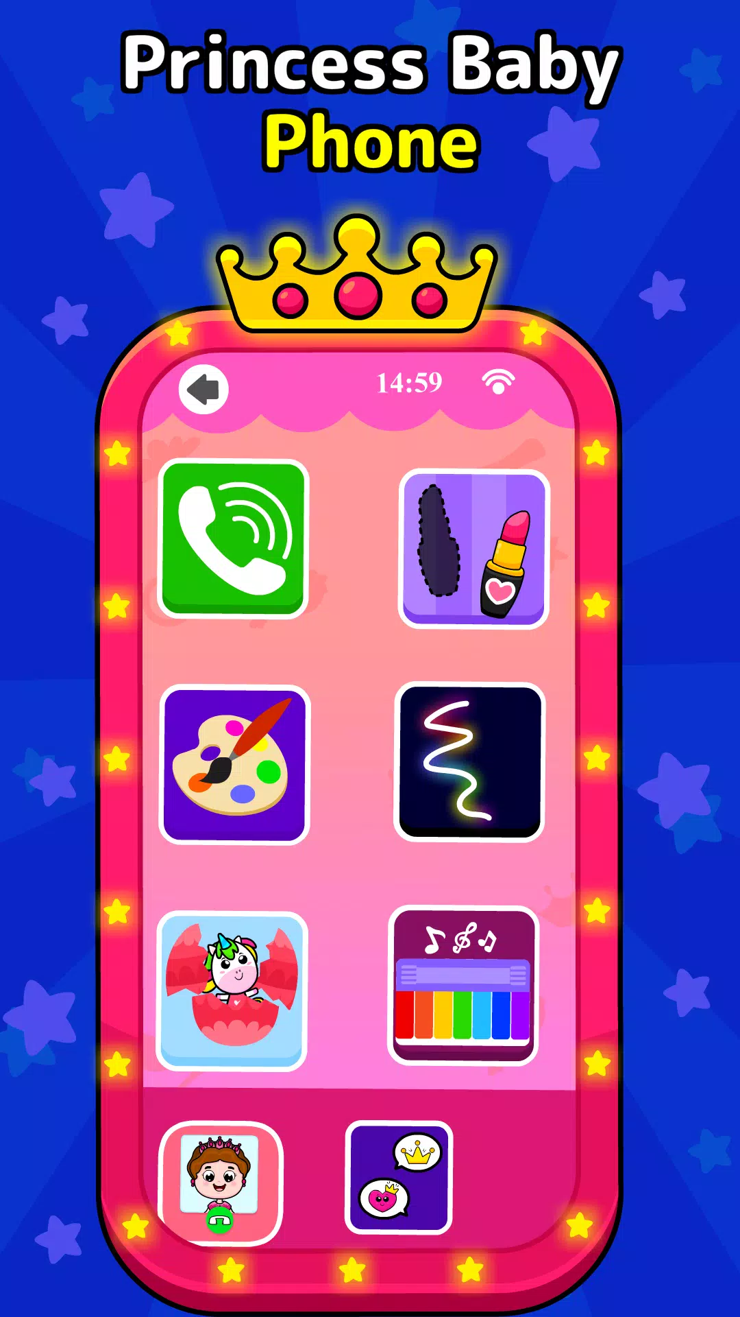 Timpy Baby Princess Phone Game Ảnh chụp màn hình 0