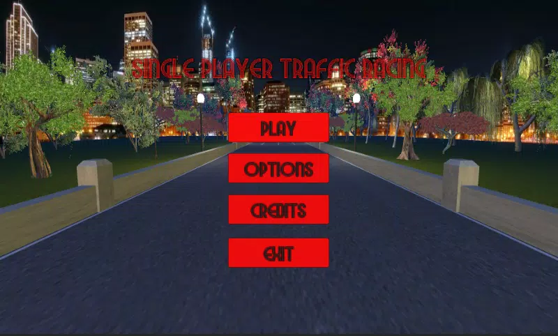 Single Player Traffic Racing 螢幕截圖 0