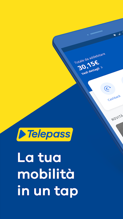 Telepass: pedaggi e parcheggi Ekran Görüntüsü 0