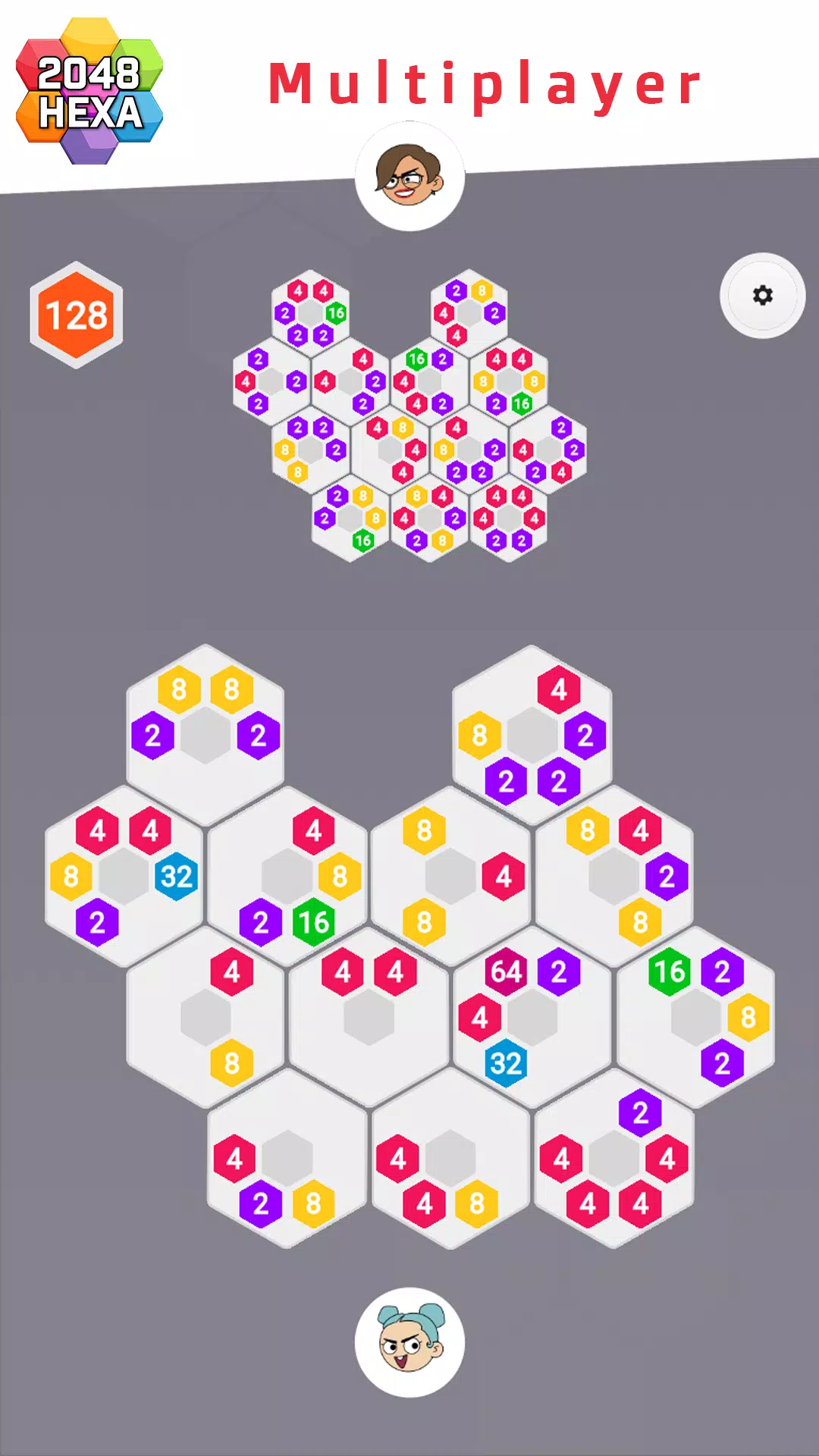 2048 Hexa Schermafbeelding 2