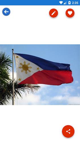 Philippines Flag Wallpaper: Fl Schermafbeelding 1