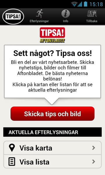 Aftonbladet Zrzut ekranu 1