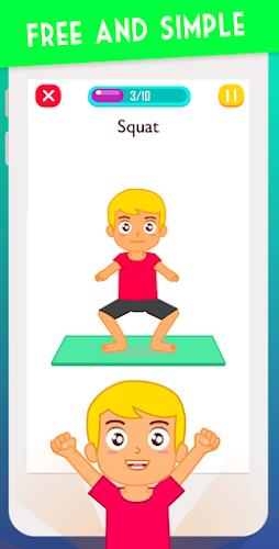 Exercise for Kids at home 스크린샷 2