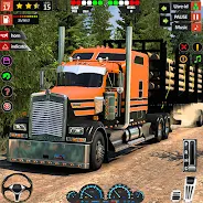 US Cargo Truck Simulator Game ဖန်သားပြင်ဓာတ်ပုံ 0