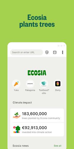 Ecosia: Browse to plant trees. 螢幕截圖 1