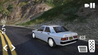 Mercedes 190E: Crime City Ride スクリーンショット 1