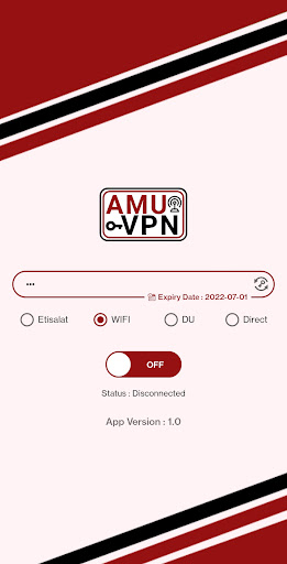 Amu VPN Скриншот 1