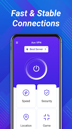 Ace VPN: Fast & Stable स्क्रीनशॉट 1