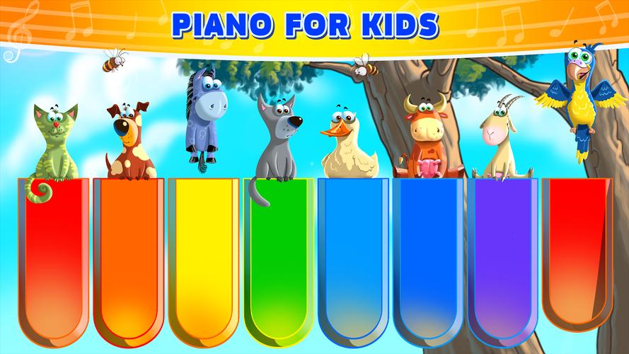 Baby Zoo Piano Games for Kids 螢幕截圖 0