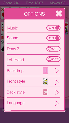 Pink Solitaire Captura de pantalla 3