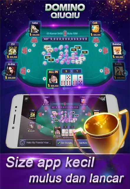 Domino qq gaple qiuqiu  remi poker domino99 Schermafbeelding 1