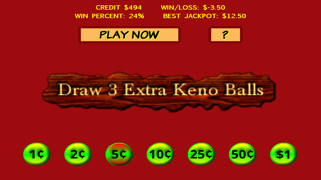 Draw 3 Extra Keno Balls Screenshot 2