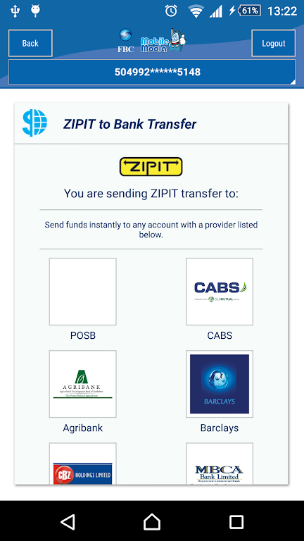 FBC Mobile Banking 스크린샷 1