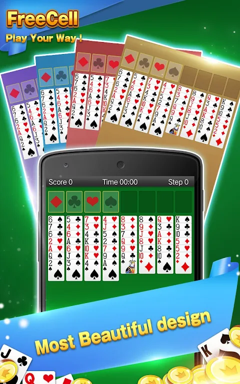 Solitaire - FreeCell Card Game スクリーンショット 1