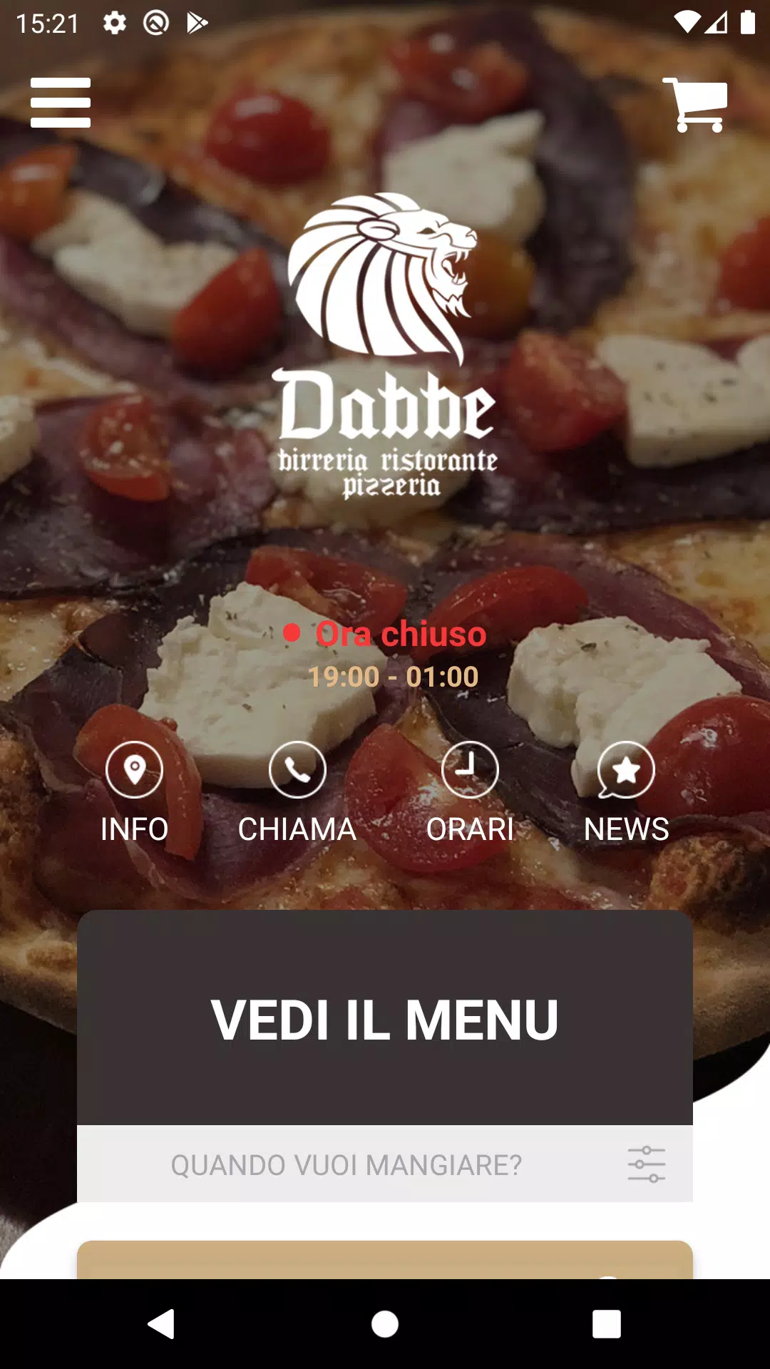 Pizzeria Dabbe 螢幕截圖 0