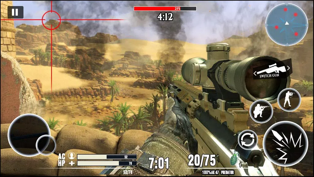 Desert Sniper 3D: Battleground スクリーンショット 1