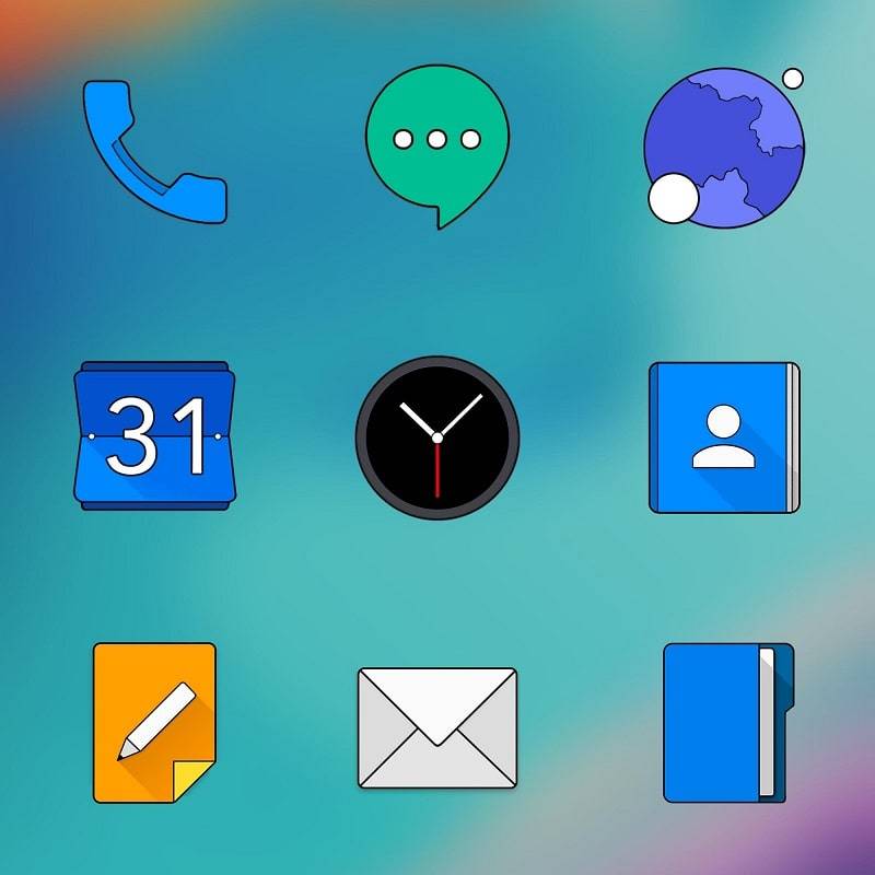 Oxigen HD – Icon Pack スクリーンショット 0