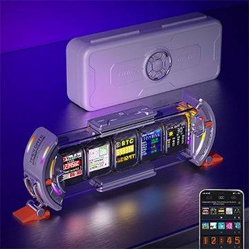 Светодиодные пиксельные часы Cyberpunk: самый дешевый на Aliexpress