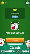 Classic Solitaire ဖန်သားပြင်ဓာတ်ပုံ 0