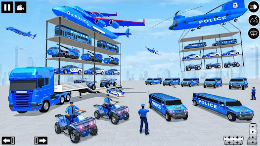 Schermata Police Multi Level Formula Car Parking Games 0