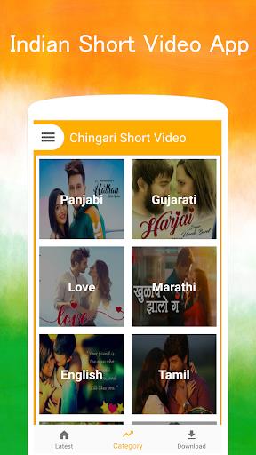 Moj Chingari TikTik - Indian short video app ဖန်သားပြင်ဓာတ်ပုံ 0