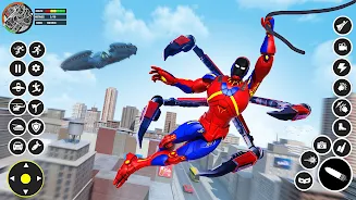 Spider Rescue- Rope Hero games Ekran Görüntüsü 1