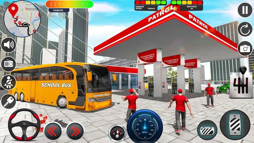 School Bus Simulator Bus Games Captura de pantalla 1