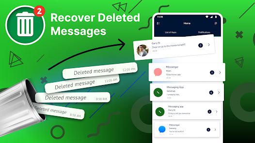 Deleted Messages Recovery ဖန်သားပြင်ဓာတ်ပုံ 3