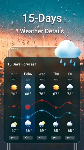Weather Forecast & Live Radar Скриншот 1