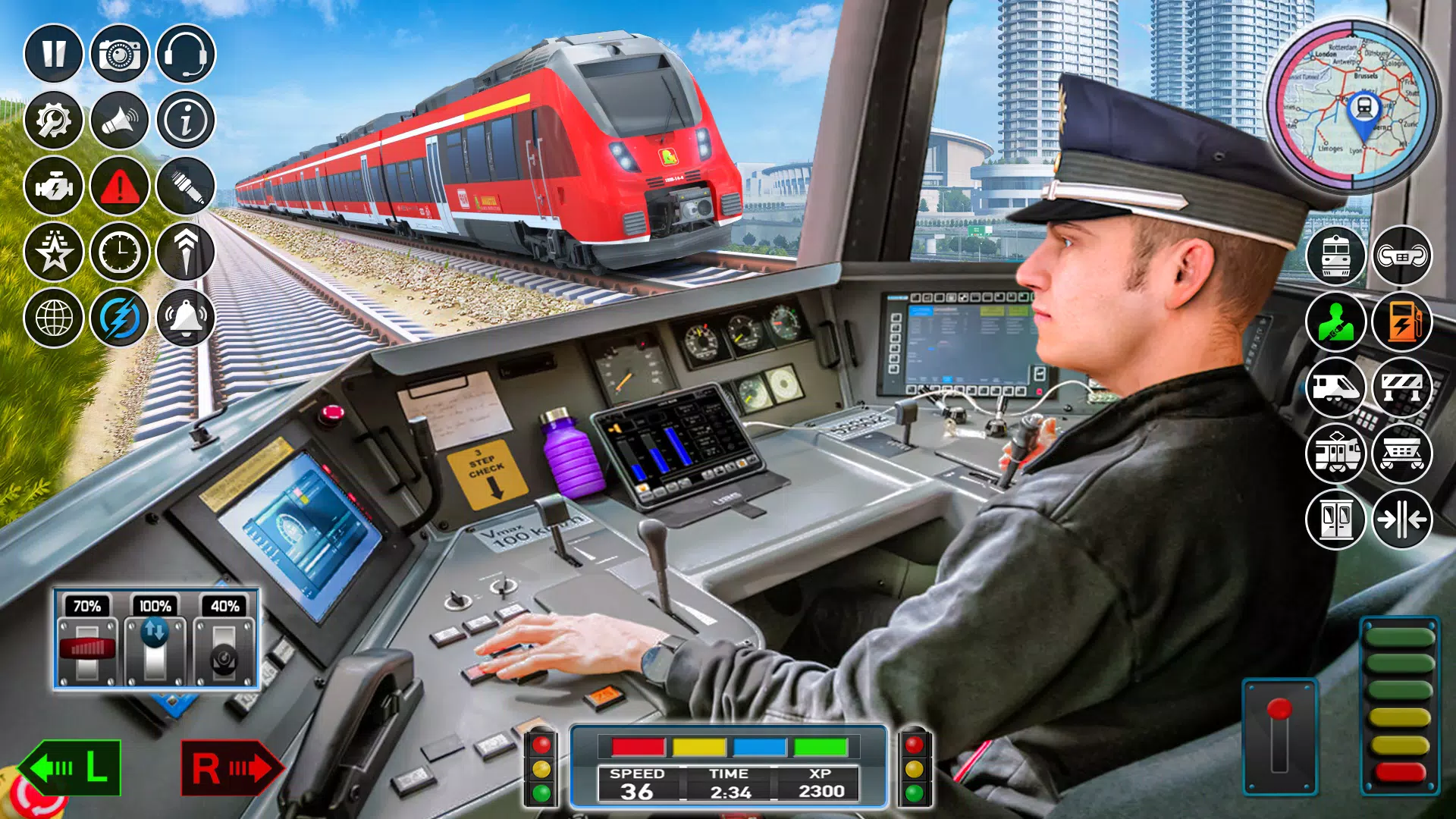 City Train Game Ekran Görüntüsü 1