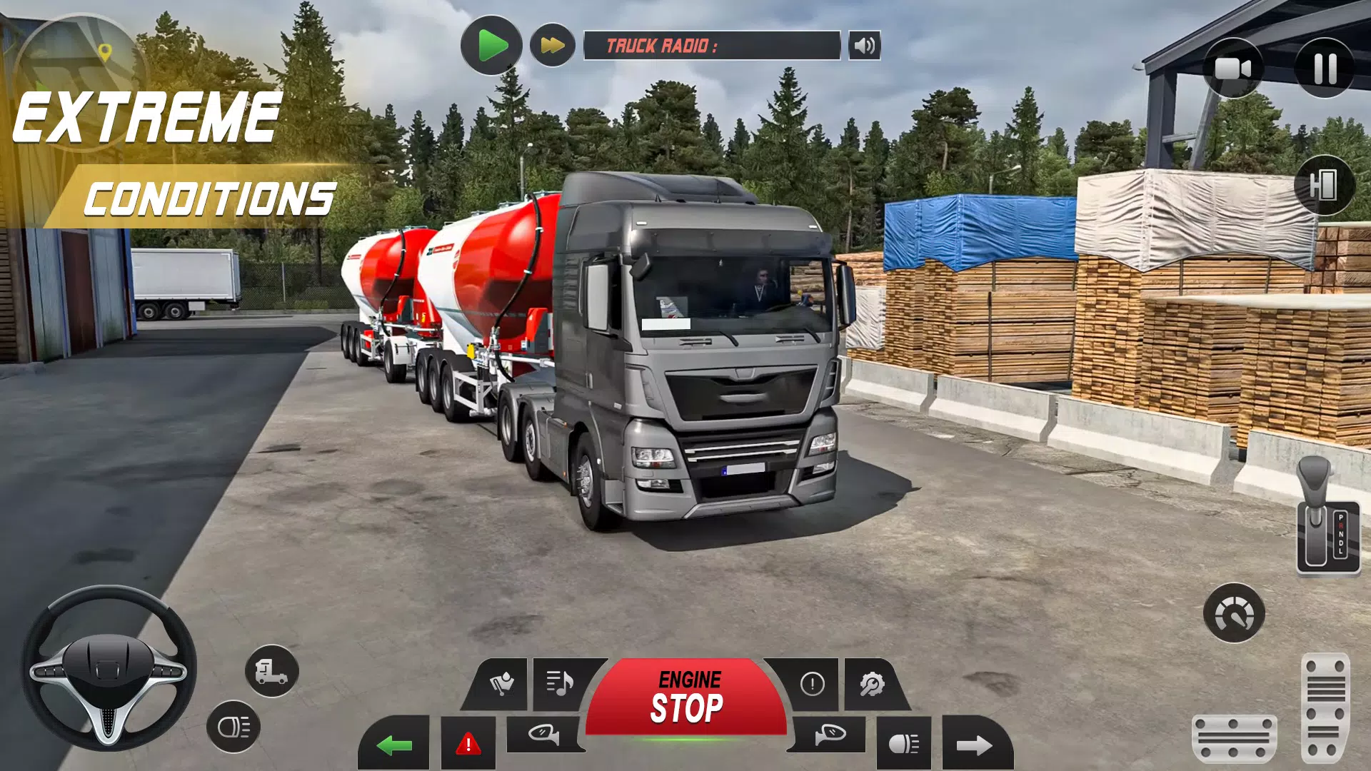 Euro Truck Driving Game 3d स्क्रीनशॉट 1