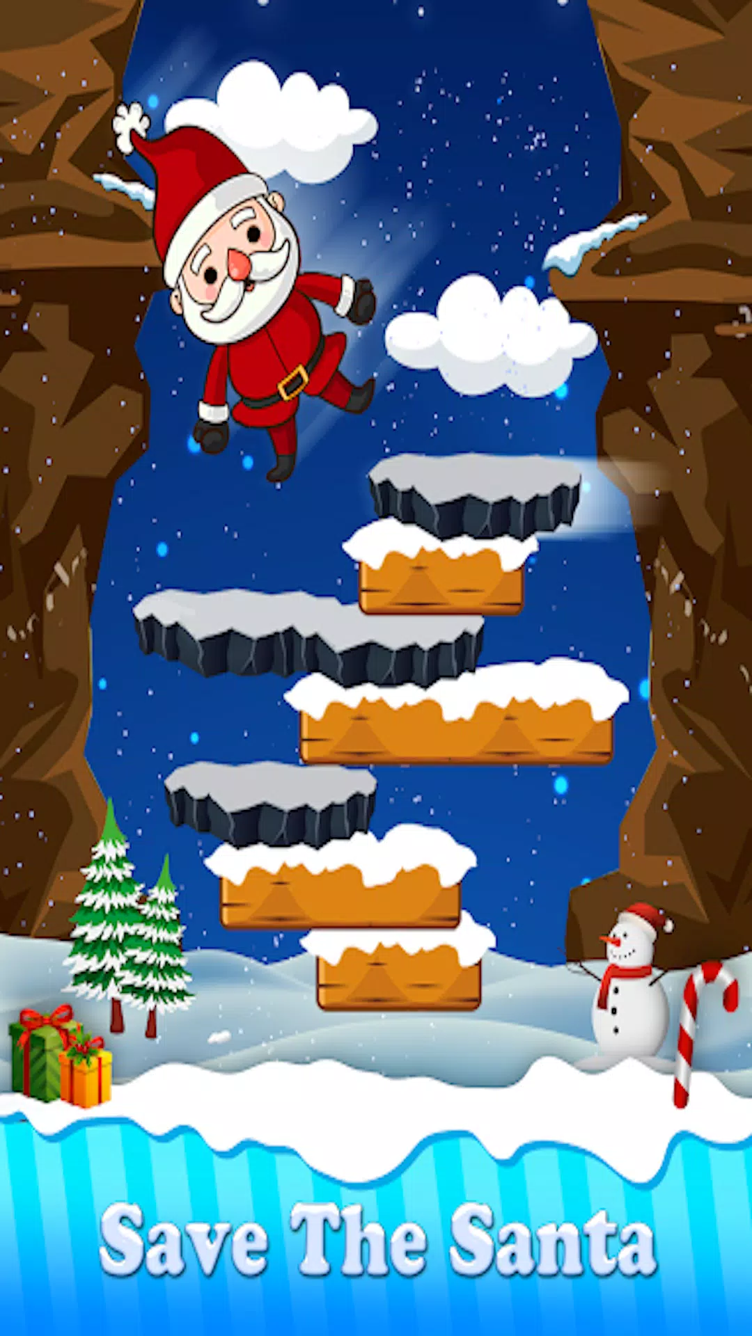 Christmas Game Santa Jump 2024 Tangkapan skrin 0