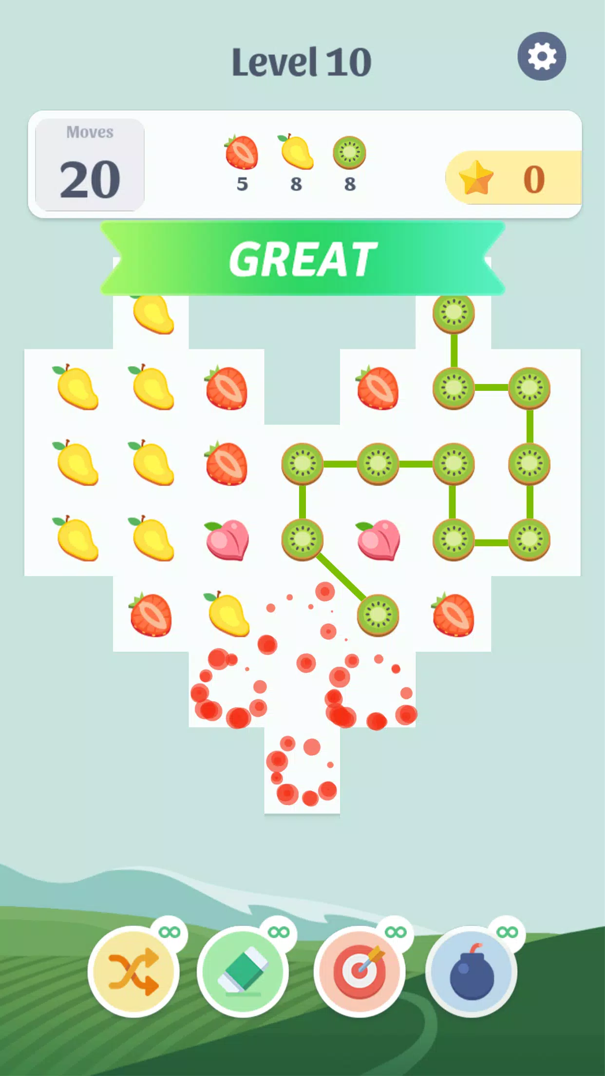 Fruit Game: Connect & Blast 螢幕截圖 2