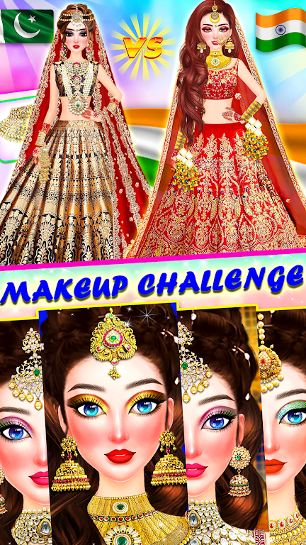 Indian Bride Dress Up Girl Скриншот 2