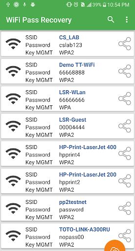 WiFi Password Recovery — Pro Capture d'écran 0