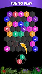 Merge Hexa - Number Puzzle 螢幕截圖 0