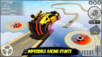 Impossible GT Racing Car Stunt Schermafbeelding 0