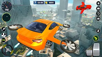 Car Games: Car Flying Games 3d Tangkapan skrin 1