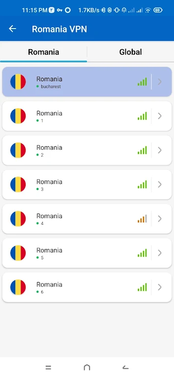 Romania VPN - Fast & Secure Ekran Görüntüsü 0