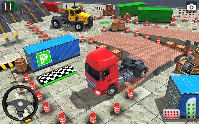 Real Euro Truck Parking Games ภาพหน้าจอ 0