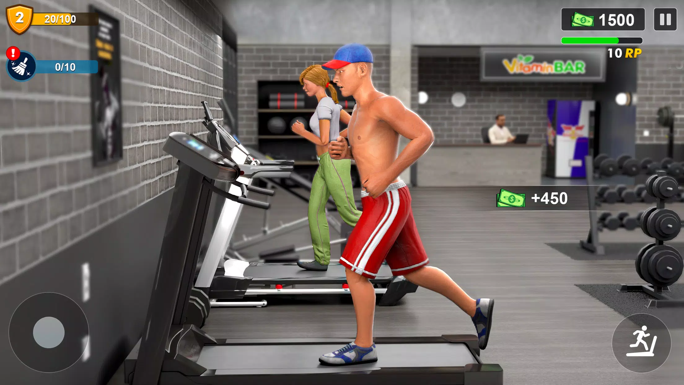 Workout Gym Simulator Game 24 螢幕截圖 2
