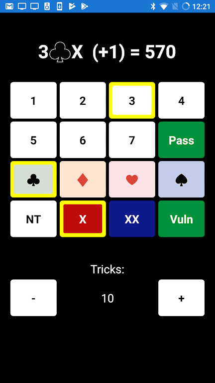Bridge Scoring Helper スクリーンショット 0