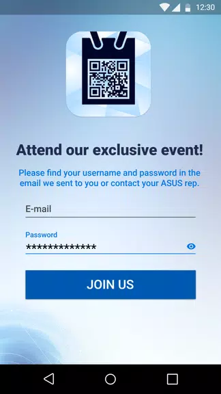 ASUS Invitation App Schermafbeelding 0